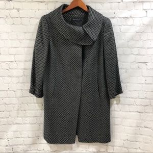 Tweed Anne Klein Coat with Button Front